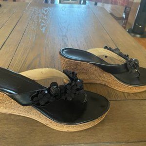 Callisto Black Sandals